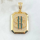 Dije Placa Signo Peso 11.15gr / 4.5cm / Oro Amarillo 18K *