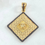 Dije Medusa Tribal 5.2gr / 4.2cm / Oro Amarillo 18K *