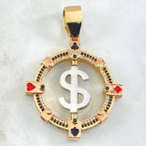 Dije Signo Peso  20gr / 5.5cm / Oro Amarillo 18K *