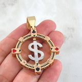 Dije Signo Peso  20gr / 5.5cm / Oro Amarillo 18K *