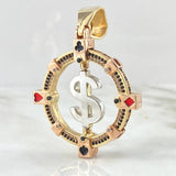 Dije Signo Peso  20gr / 5.5cm / Oro Amarillo 18K *