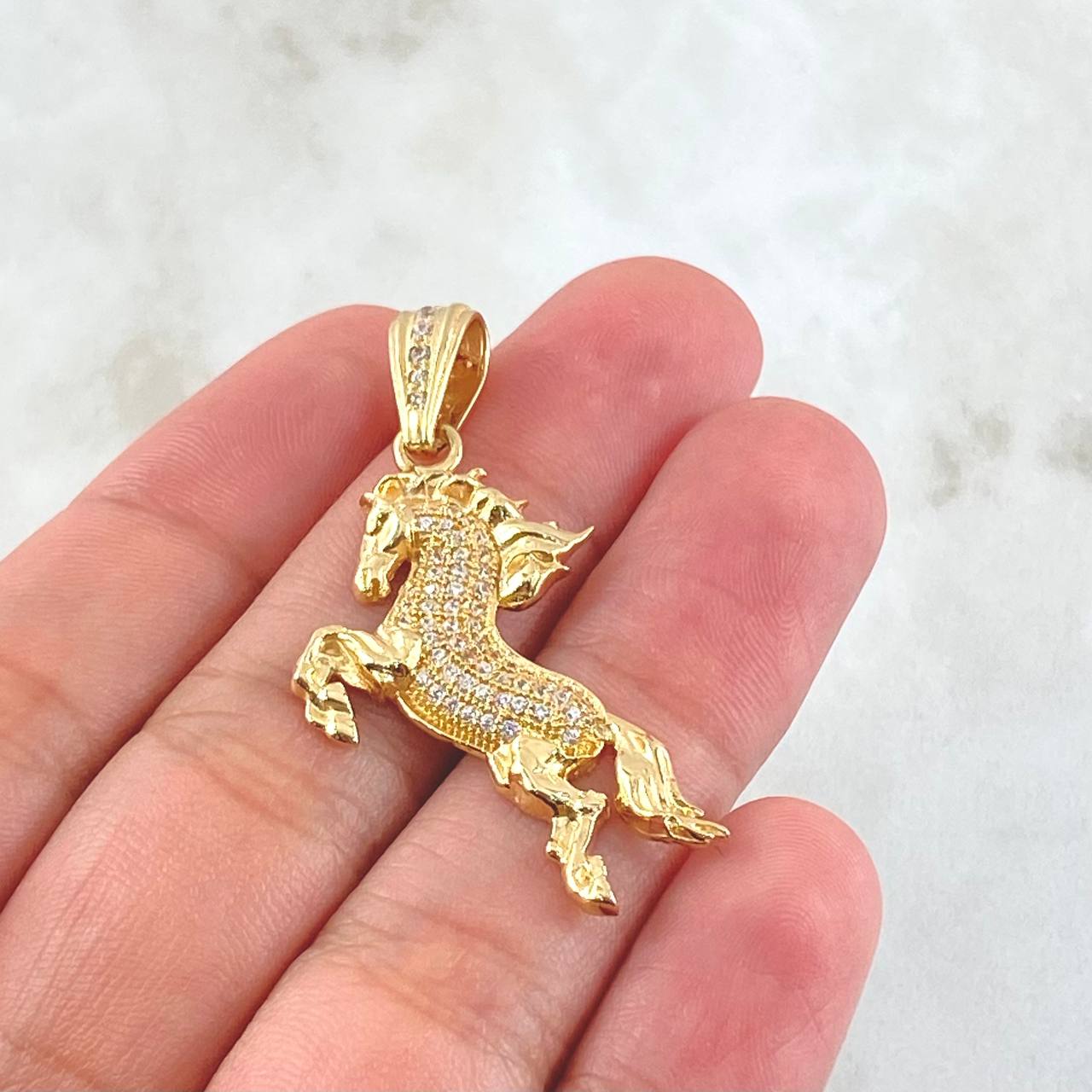 Dije Caballo 4.4gr / 4.2cm / Oro Amarillo 18K *