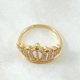 Anillo Corona Tupida 3.85gr / T7 1/4 / Oro Amarillo 18K