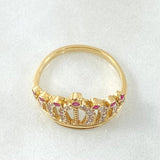 Anillo Corona Tupida 3.65gr / T7 1/2 / Oro Amarillo 18K