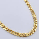 Cadena Cubana Infinito 19.7gr / 60cm / Oro Amarillo +4 18K $