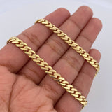 Cadena Cubana Infinito 19.7gr / 60cm / Oro Amarillo +4 18K $