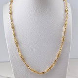 Cadena Rustica Dubai 34.75gr / 60cm / 4mm Oro Amarillo 18K $