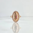 Herraje Virgen Guadalupe 2.3gr / 1.8cm / Filigrana - Circones Blancos Fucsias Y Verdes Oro Rosa 18K ©