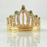 Anillo Corona Tupida 3.85gr / T7 1/4 / Oro Amarillo 18K