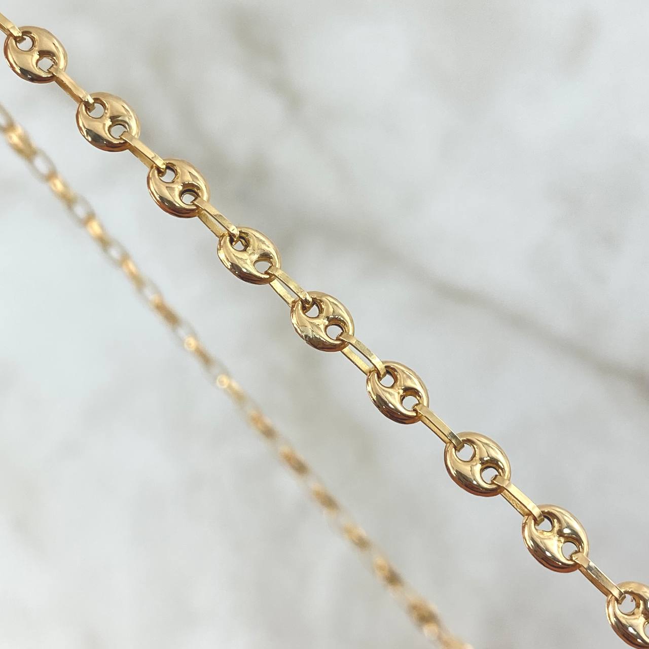 Cadena  GC 6.4gr / 60cm / 3.4mm Oro Amarillo 18K *