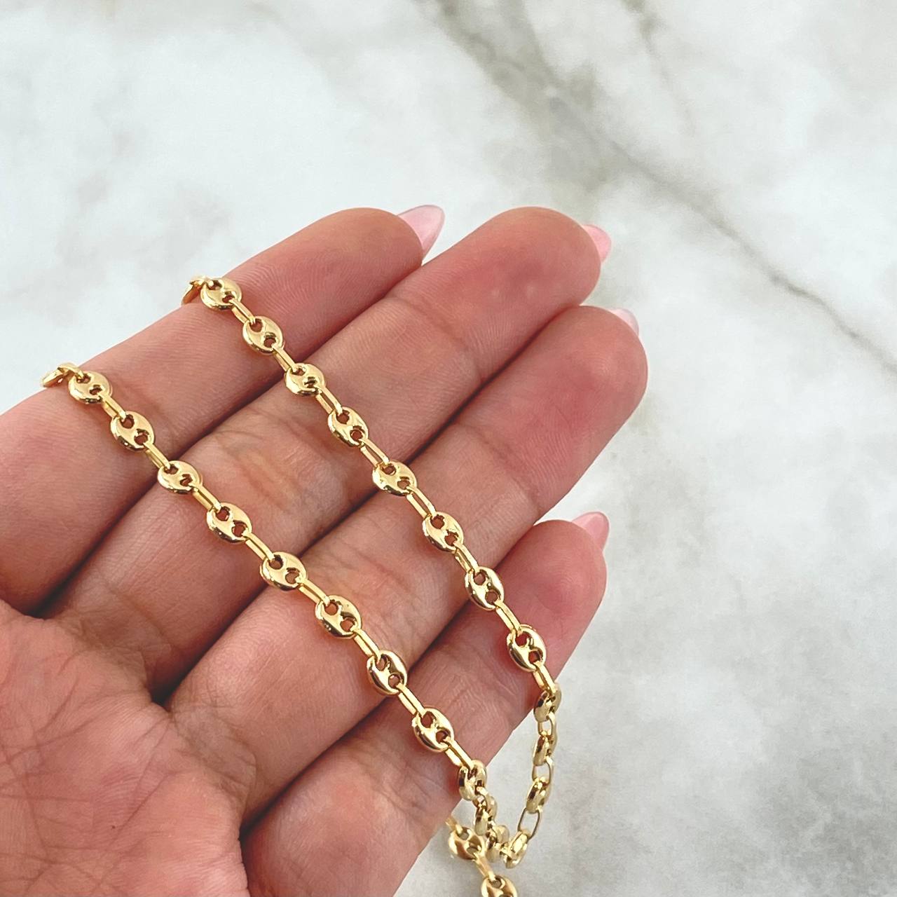 Cadena  GC 6.4gr / 60cm / 3.4mm Oro Amarillo 18K *