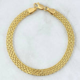 Pulso Chino 7.55gr / 19cm / 6mm Oro Amarillo +0 18K ©