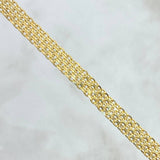 Pulso Chino 7.55gr / 19cm / 6mm Oro Amarillo +0 18K ©