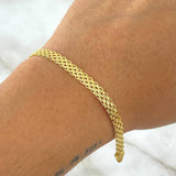 Pulso Chino 3.05gr / 19cm / 4.4mm Oro Amarillo +0 18K