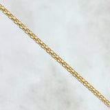 Pulso Chino 1.55gr / 19.5cm / 1.6mm Oro Amarillo +1 18K ©