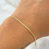 Pulso Chino 1.5gr / 20cm / 1.7mm Oro Amarillo +1 18K