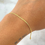 Pulso Chino 1.55gr / 18cm / 1.7mm Oro Amarillo +1 18K *