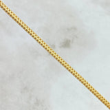 Pulso Barril Ruso 3.25gr / 19cm / 2.7mm Aplanado Oro Amarillo +3 18K ©