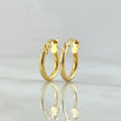 Candongas Lore 1.15gr / 1.4cm / Entorchadas Oro Amarillo 18K