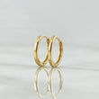 Candongas Kona 1.15gr / 1.2cm / Lisas Oro Amarillo 18K