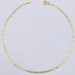 Tobillera Plana 1.5gr / 25cm / 1.7mm Oro Amarillo +3 18K ©