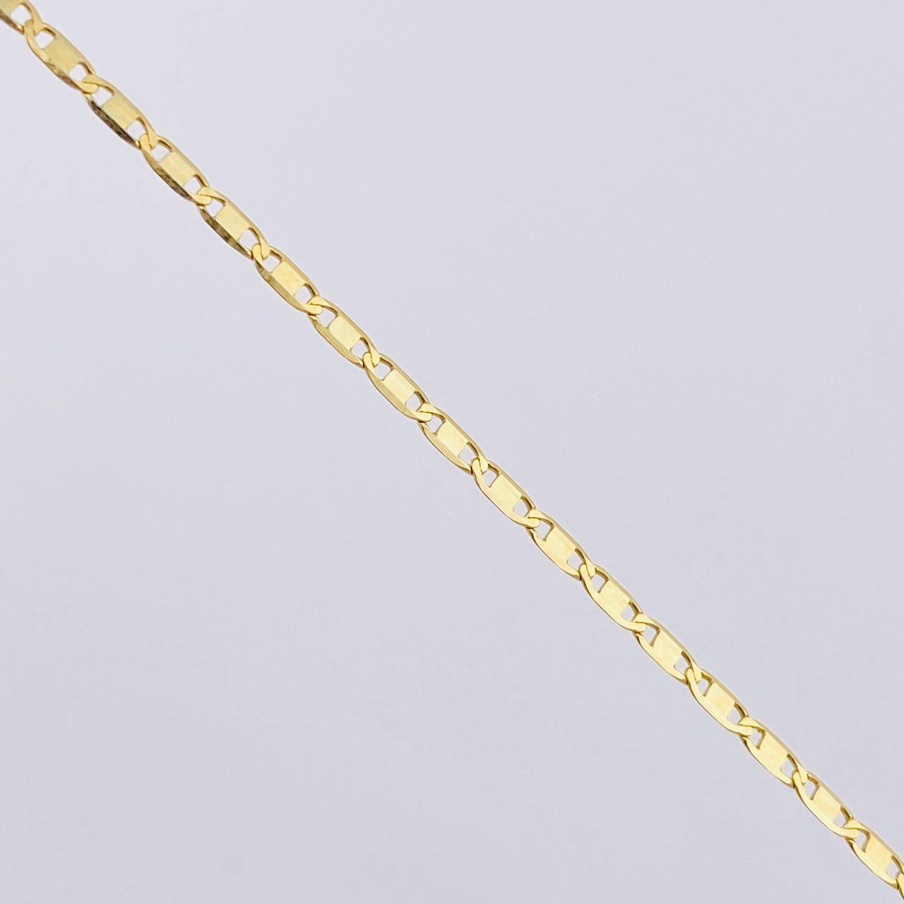 Tobillera Plana 1.5gr / 25.5cm / 1.7mm Oro Amarillo +3 18K ©