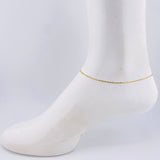 Tobillera Plana 1.45gr / 25cm / 1.7mm Tres Oros +3 18K