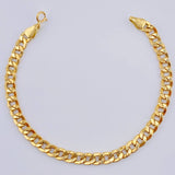 Pulso Cubano 4gr / 17cm / 4.8mm Oro Amarillo +1 18K ©