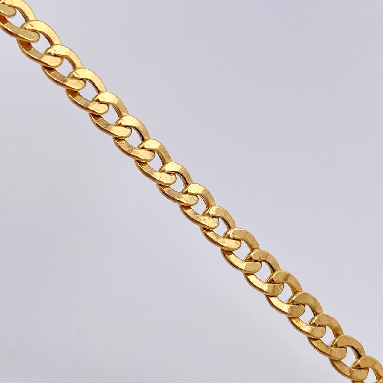 Pulso Cubano 4gr / 17cm / 4.8mm Oro Amarillo +1 18K ©