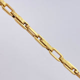 Pulso Cajon Tribal 6.1gr / 21.5cm / 4.8mm Oro Amarillo +4 18K ©