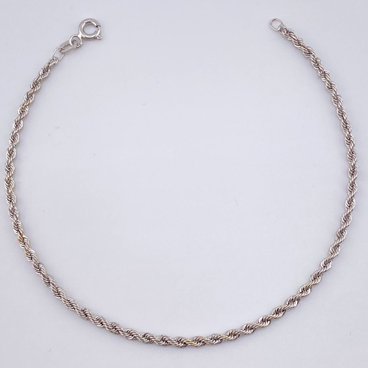 Pulso Lazo 1.15gr / 19cm / 2.1mm Oro Blanco +3 18K ©