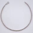 Pulso Lazo 1.15gr / 19cm / 2.1mm Oro Blanco +3 18K ©