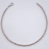 Pulso Lazo 1.15gr / 19cm / 2.1mm Oro Blanco +3 18K ©