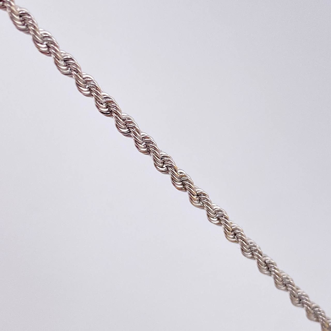 Pulso Lazo 1.15gr / 19cm / 2.1mm Oro Blanco +3 18K ©