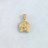 Dije Herradura Caballo 1.15gr / 2.5cm / Troqueleado Oro Amarillo 18K ©