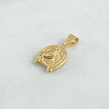 Dije Herradura Caballo 0.95gr / 2.2cm / Troquelado Oro Amarillo 18K