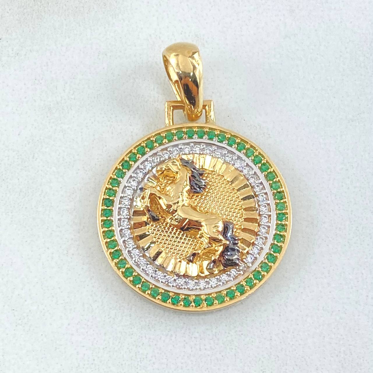 Dije Placa Caballo 4.65gr / 3cm / Oro Amarillo 18K ©