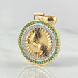 Dije Placa Caballo 4.65gr / 3cm / Oro Amarillo 18K ©