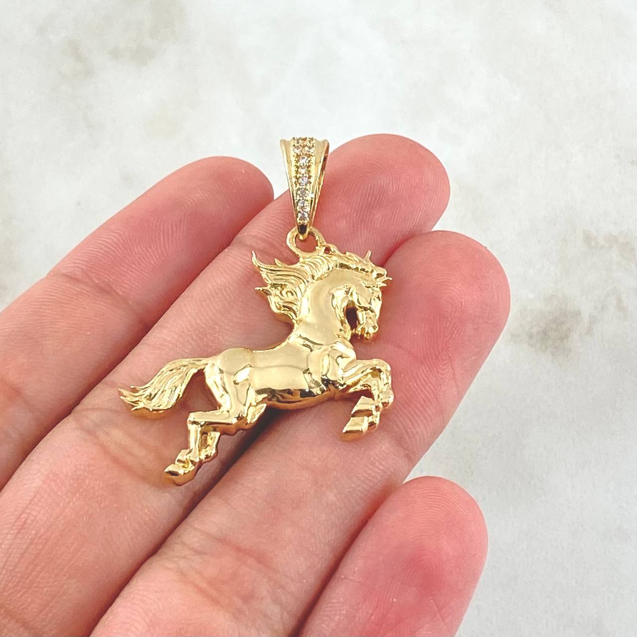 Dije Caballo 5.55gr / 4cm / Oro Amarillo 18K ©