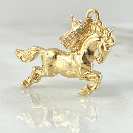 Dije Caballo 5.55gr / 4cm / Oro Amarillo 18K ©