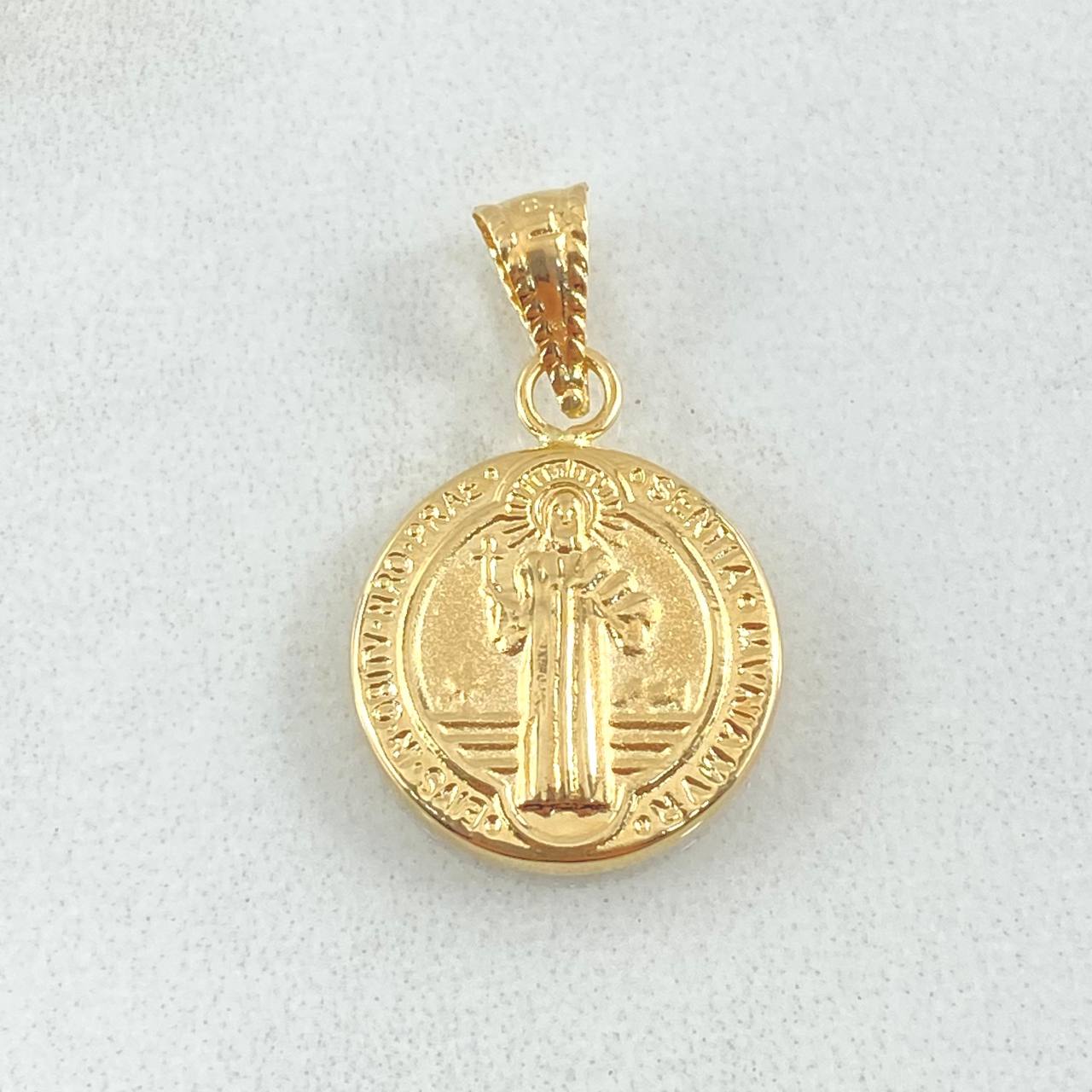Dije San Benito 1.25gr / 2.5cm / Oro Amarillo 18K ©