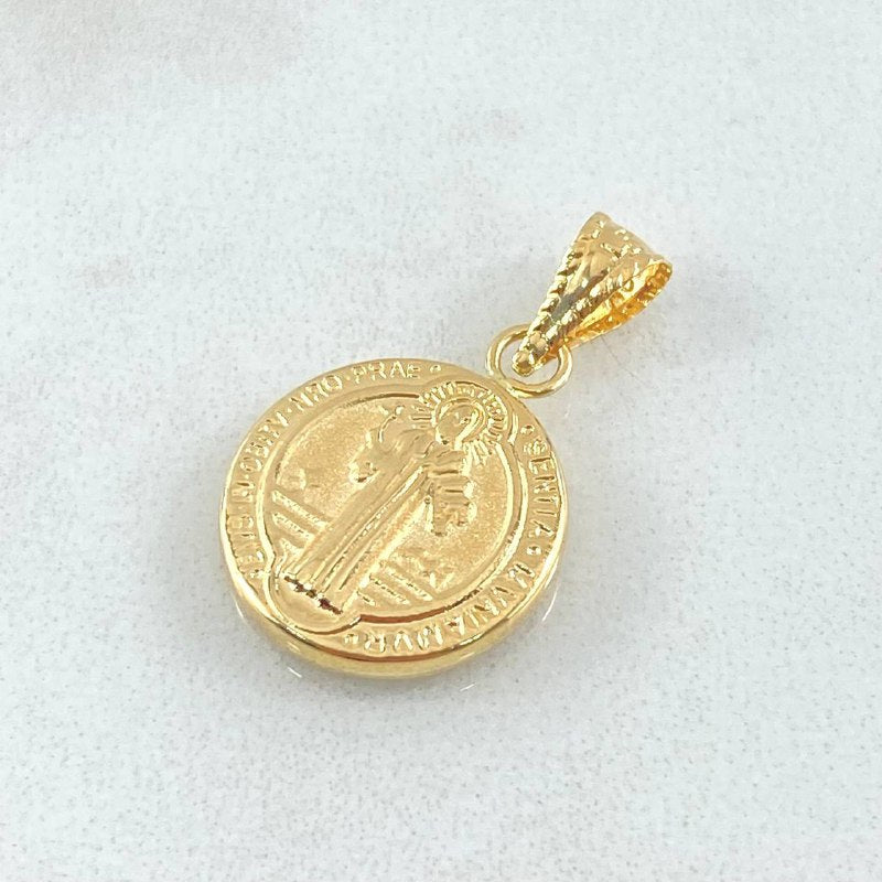 Dije San Benito 1.25gr / 2.5cm / Oro Amarillo 18K ©