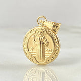 Dije San Benito 0.85gr / 2cm / Oro Amarillo 18K ©
