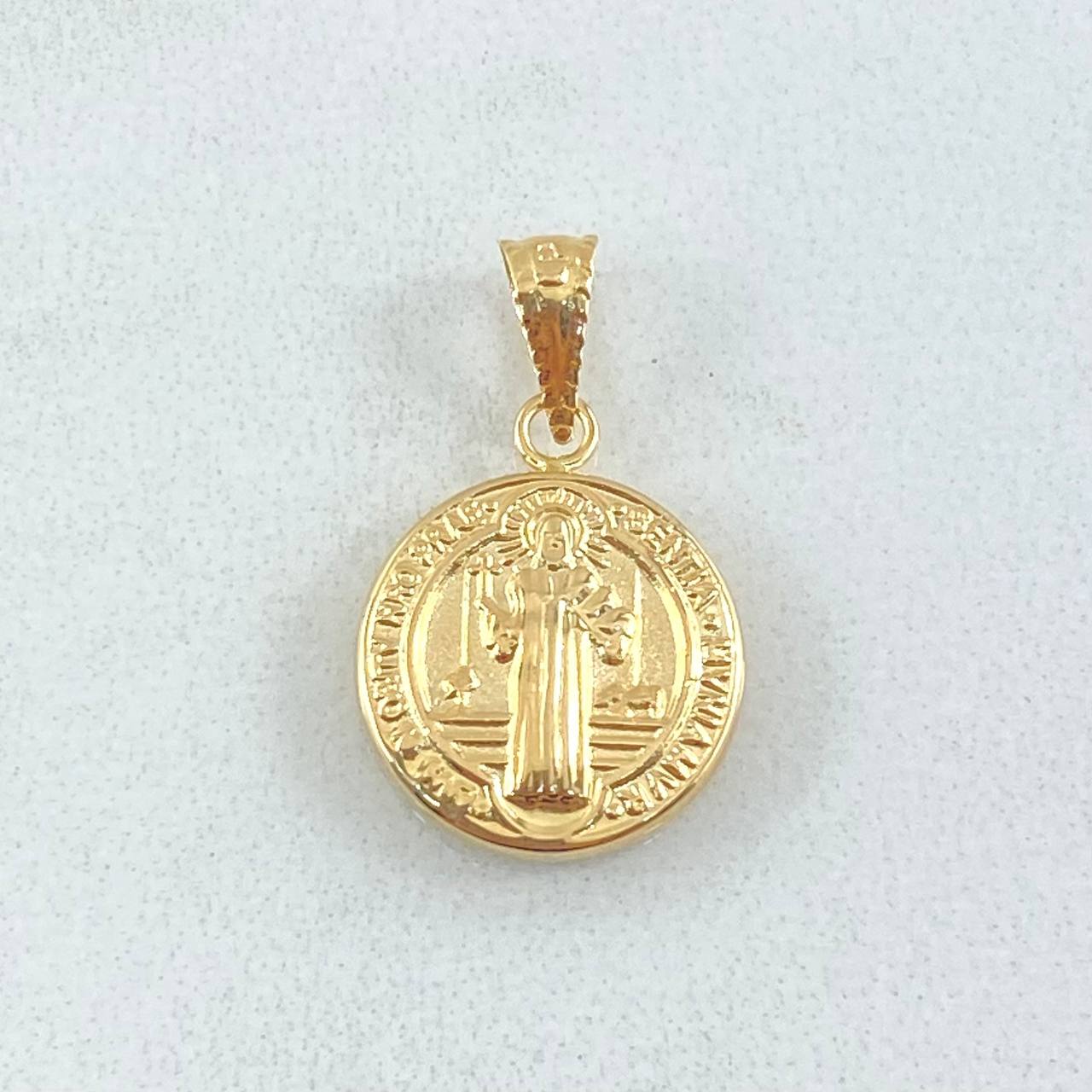 Dije San Benito 0.9gr / 2cm / Oro Amarillo 18K ©