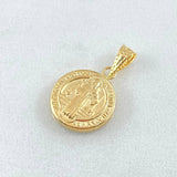 Dije San Benito 0.9gr / 2cm / Oro Amarillo 18K ©