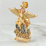 Dije Silueta San Miguel Arcangel 22.45gr / 7cm / Oro Amarillo 18K ©