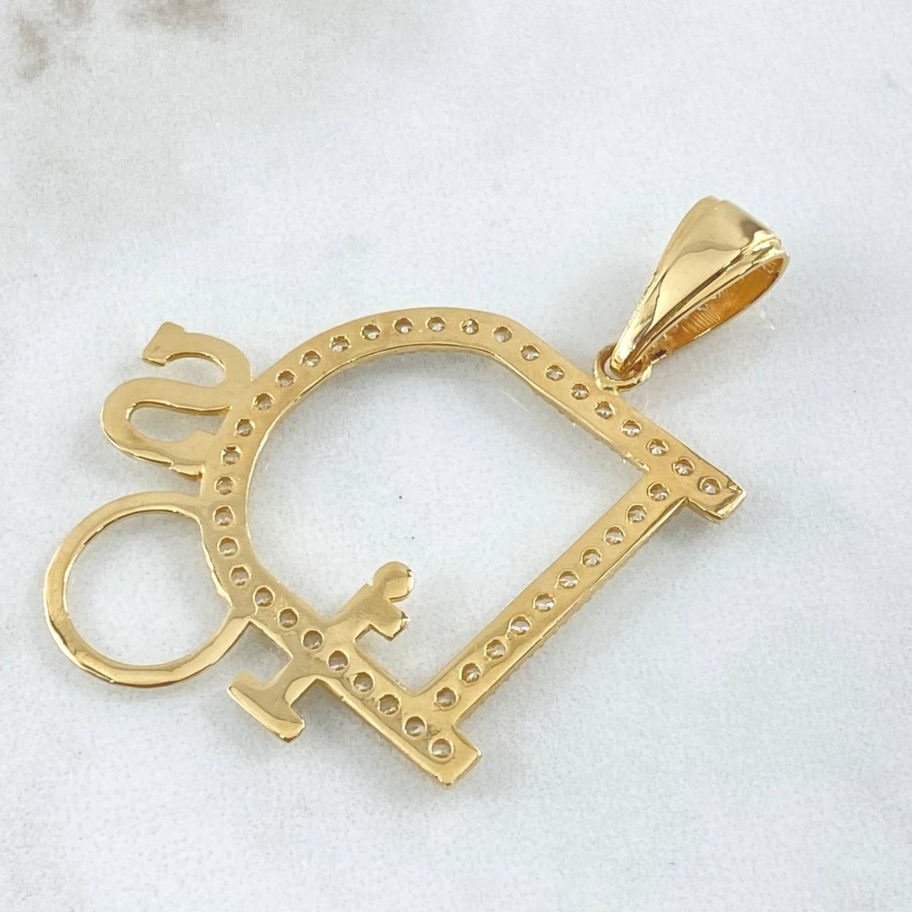 Dije Dios 7.6gr / 5.5cm / Oro Amarillo 18K ©