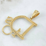 Dije Dios 6.6gr / 5.3cm / Oro Amarillo 18K