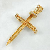 Dije Cruz Clavo 7.5gr / 6cm / Oro Amarillo 18K ©