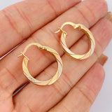 Candongas Majo 2.2gr / 2.4cm / Tres Oros 18K &